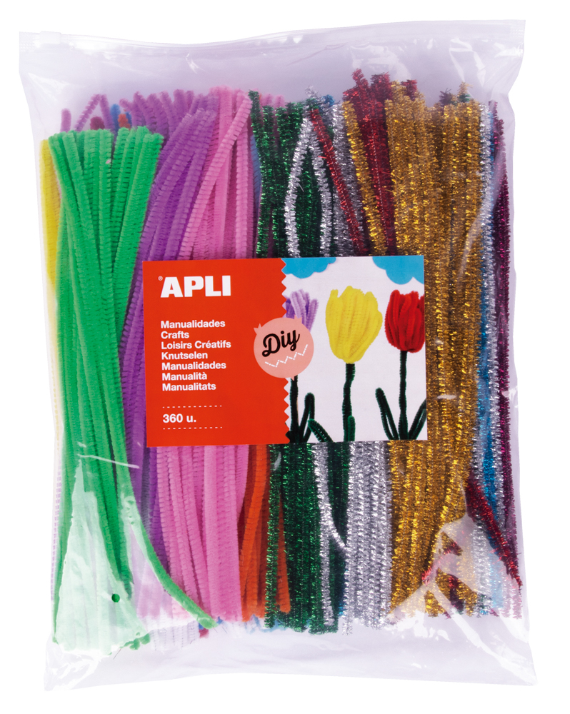 APLI modelovacie drôtiky, Jumbo pack, 30 cm, mix farieb - 360 ks