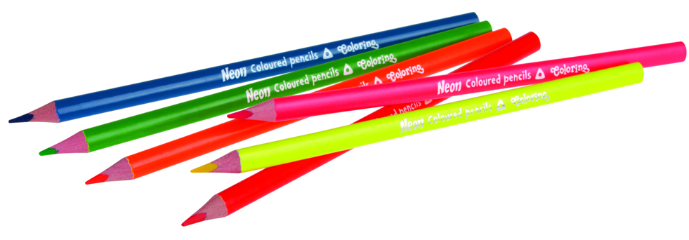 Colorino pastelky trojhranné, neónové, 6 farieb