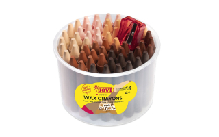JOVI voskovky multikultúra 60ks + strúhadlo